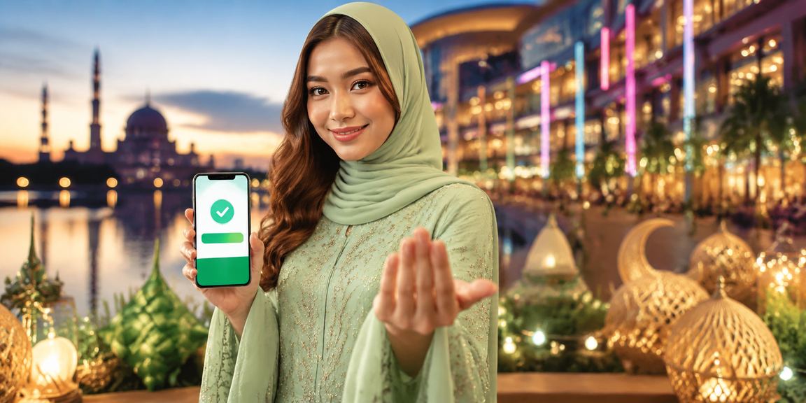 Pengguna Putrajaya membuat deposit melalui aplikasi 1650 semasa perayaan